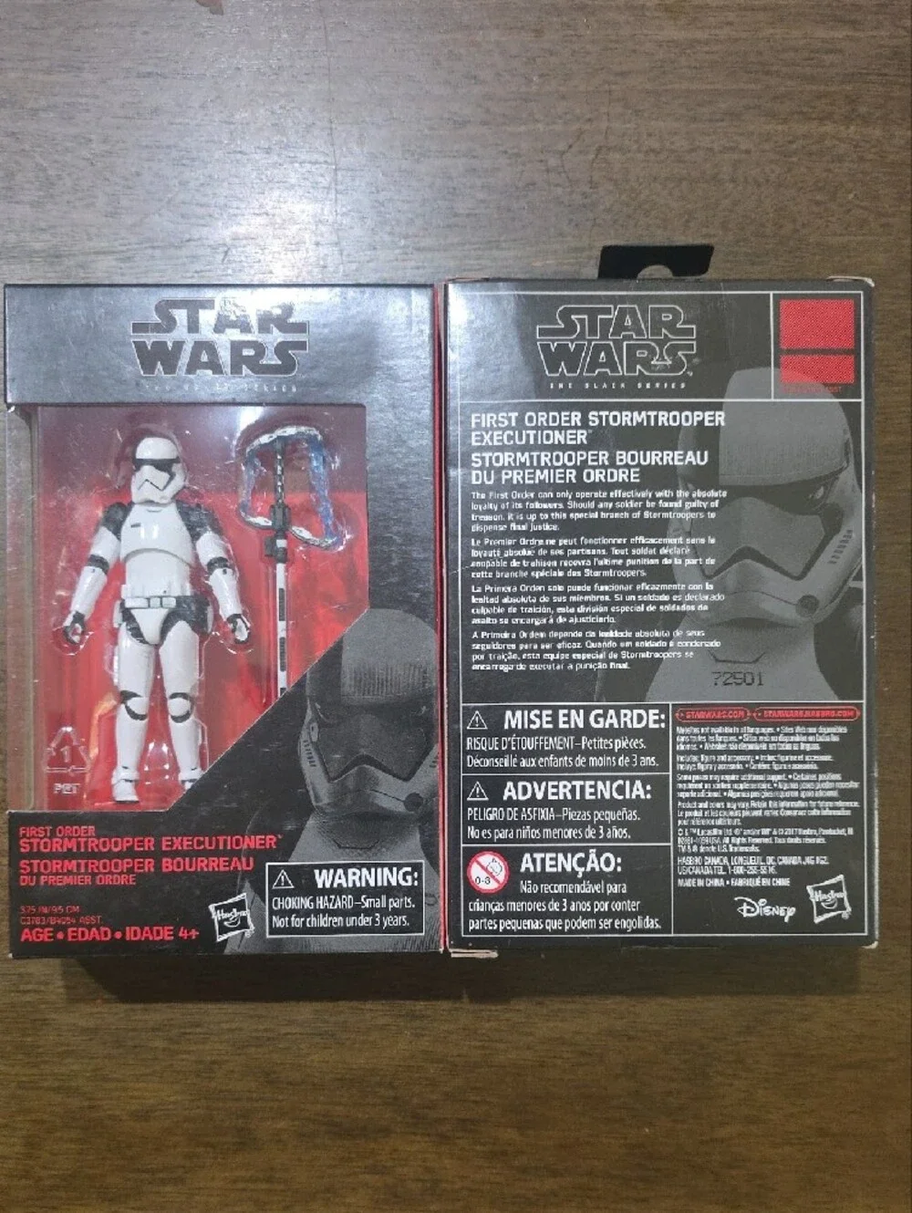 Star Wars First Order Stormtrooper Executioner Figure - White, Black, Red